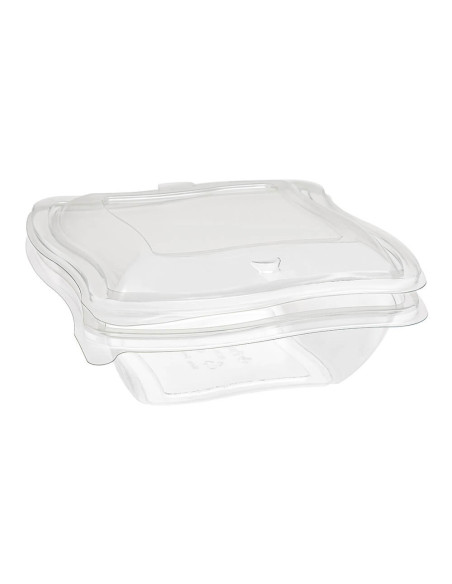 ▷ Ensaladera de Plástico Desechable con Tapa 1.000 cc- Envío 24h.