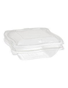 ▷ Ensaladera de Plástico Desechable Premium 750 cc + Tapa- Envío 24h.