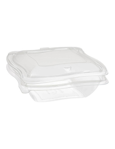 ▷ Ensaladera de Plástico Desechable Premium 750 cc + Tapa- Envío 24h.