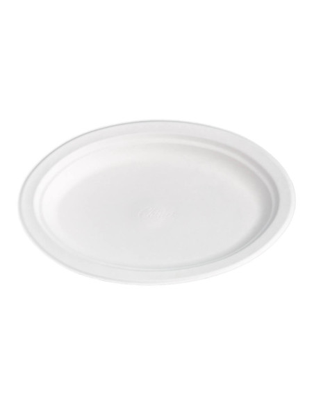 ▷ Plato de Caña de Azúcar Ovalado - Envases del Mediterráneo