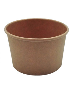▷ Tarrina de Papel Kraft para Helado 360 cc - Envío 24h.
