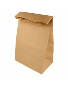 ▷ Bolsa de Papel Kraft Sin Asas 25+15X43,5 cm - Envío 24h.