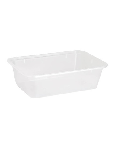 ▷ Recipiente Retangular de Plástico 500 ml - Envio em 24h.
