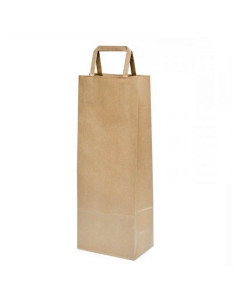 ▶️ Saco de presente para Vinho biodegradável Kraft (250 Unid.)