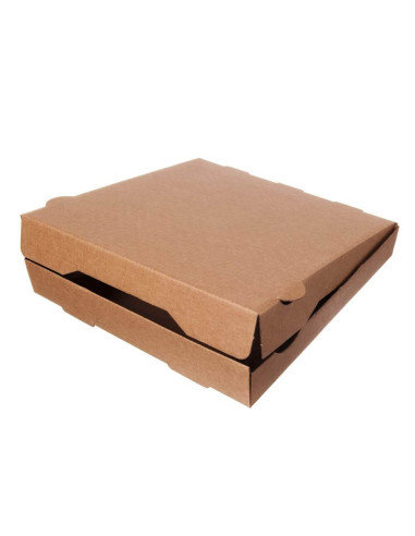 ? Cajas para Pizza Kraft 30x30x4 cm. | Envases para Pizzerías.