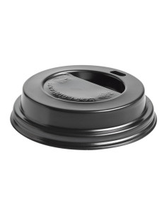 ▷ Tapa Negra para Vaso de Papel para Café 9 Oz / 12 Oz - Envío 24h.✅✅