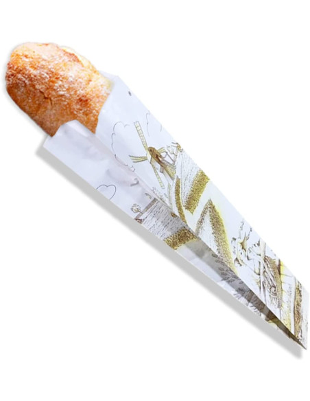 ▷ Bolsas de papel para baguette - Envío 24h - Envases del Mediterráneo