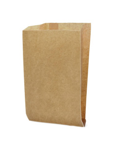 ✅Bolsa Kraft biodegradable 15x28+6cm - Bolsas de panadería - Envío 24h.