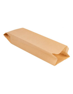 ▶️Bolsa para Pan de papel bio Kraft (15X56+6cm) - Bolsas de panadería