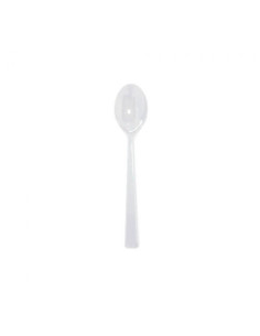 ▶️ Cucharilla transparente reciclable (50 Uds.) - Vajilla desechable