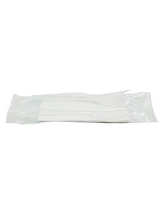 ▶️Conjunto de Talheres econômicos com guardanapo branco (500 Unid.)
