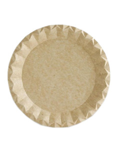 ▶️ Plato de papel Kraft Económico 18 cm. (100 Uds.) - Envío 24h.