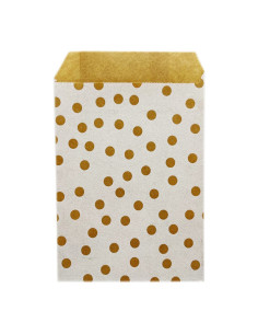 ▷ Bolsa Sobre Regalo Lunares Blanca 8X13 cm. (250 Uds.)