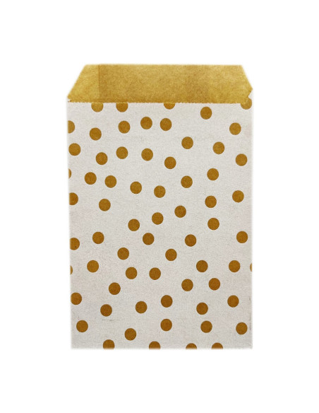 ▷ Bolsa Sobre Regalo Lunares Blanca 11X21+5 cm. (250 Uds.) - Envases 24h