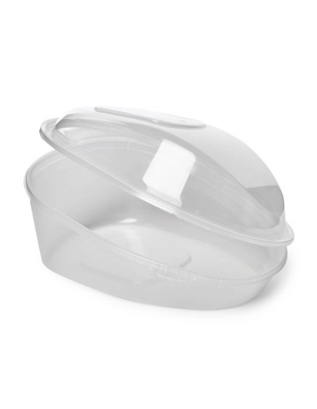 ▶︎ Envase para pollo transparente 242X181X112 mm. (90 Uds.)
