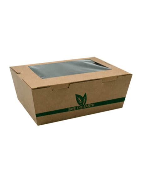 ▶️ Caixa de papel com janela 195X140X65 mm (200 Unidades) - Envio 24/48h