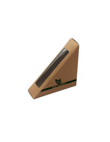 ENVASE PARA SANDWICH DE PAPEL 123X123X52 mm (400 Uds.)
