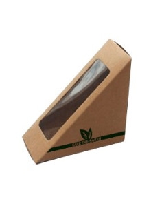 ENVASE PARA SANDWICH DE PAPEL 123X123X72 mm (400 Uds.) 2