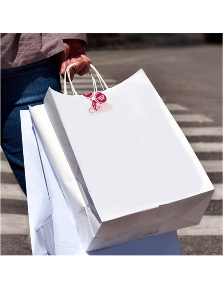 ▷ Etiquetas adesivas brancas de papel 5x8 cm. – Envio 24h.