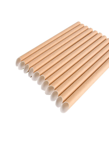 ▷ Cañita de Papel Kraft 210X12 mm - Envío 24h