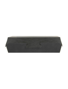 ▷ Caixa para sanduíche preta 26,5X12,2X7 cm. – Entrega em 24h. 2