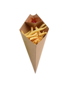 ▷ Embalagem para Fritos com Molheira 205X265 mm 2
