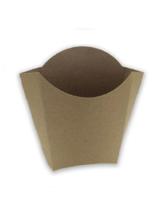 ▷ Petaca de Papel Kraft Para Fritos 8,3x13x12,5 cm- Envío Gratuito 24H. 2