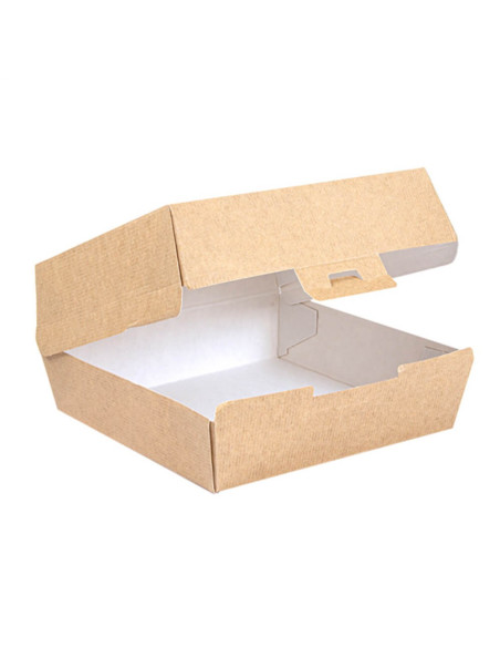 ▷ Caja Hamburguesa Cartón Ancha 17,6x16,8x7,8 cm. - Envío 24h. ✅✅