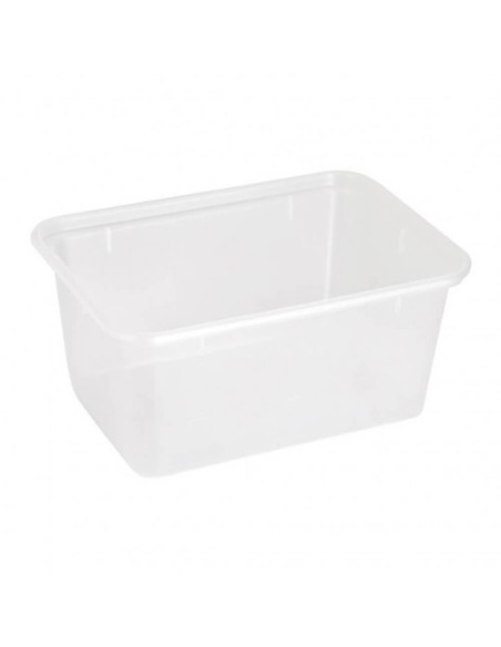 ▷ Recipiente Retangular de Plástico 1000 cc - Envio 24h.