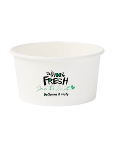 ▷ Tarrina Helado Blanca 3 OZ 80 ml. - Envío 24h.