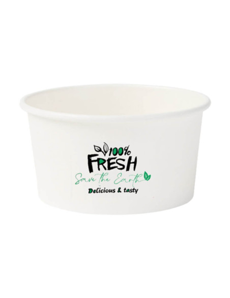 ▷ Tarrina Helado Blanca 3 OZ 80 ml. - Envío 24h.