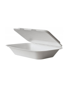 ▷ Bandeja de Cana-de-Açúcar + Tampa 450 cc para Take Away ✅- Envio 24h.