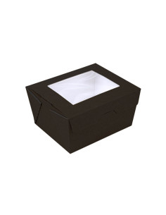 ▷ Caja con Ventana Negra 780 cc - Envío 24h.