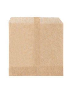 ▷ Bolsa Kraft antigrasa 12x12 cm. - Envío 24h.