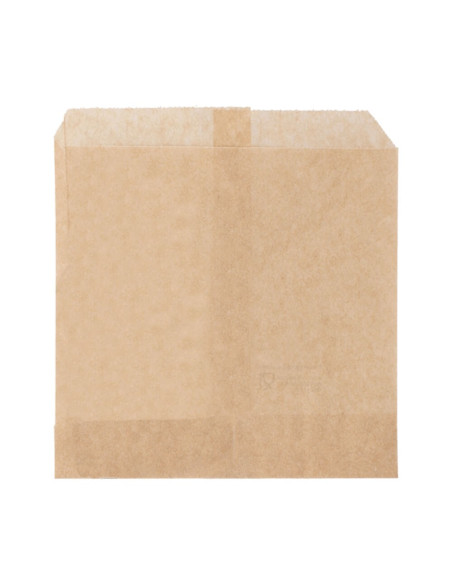 ▷ Bolsa Kraft antigrasa 12x12 cm. - Envío 24h.
