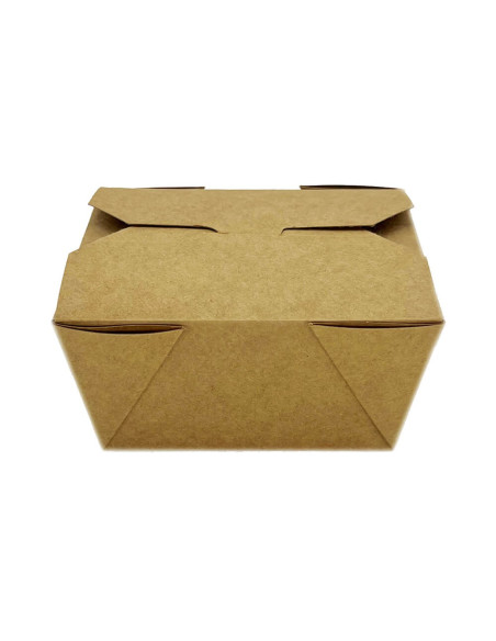 ✅ Caja Americana de Papel Kraft 800 cc - Envío 24 h.