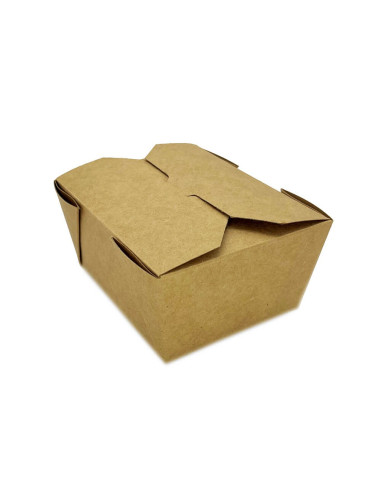 ✅ Caja Americana de Papel Kraft 800 cc - Envío 24 h.