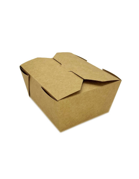 ✅ Caja Americana de Papel Kraft 800 cc - Envío 24 h.