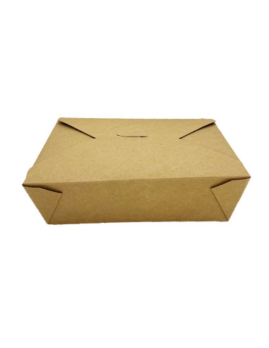 ✅ Caja Americana de Papel Kraft 1.500 cc - Envío 24 h.