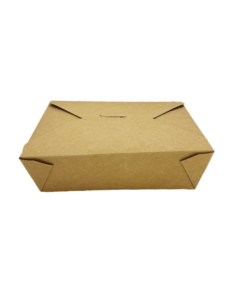 ✅ Caja Americana de Papel Kraft 1.500 cc - Envío 24 h.