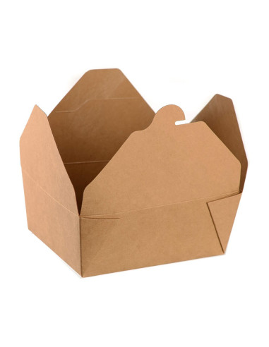 ✅ Caja Americana de Papel Kraft 1.500 cc - Envío 24 h.