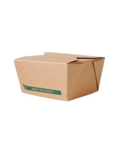 ▷ Caja de Papel Americana para Comida 750 cc - Envío 24h.
