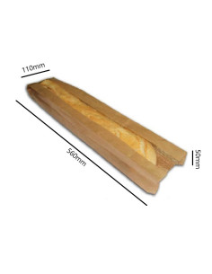 Bolsa para Pan Kraft con Ventana 11X56+5 cm. (200 Uds.) - Envío 24h 2
