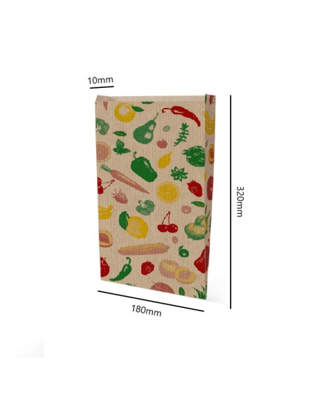 ▶️Bolsa para fruta antihumedad 18x32+10cm (200 Uds) - Bolsas para frutería