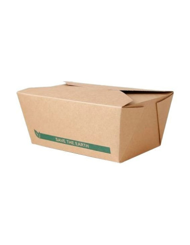 Caja de Papel para Comida 1.900 cc - Envases del Mediterráneo.
