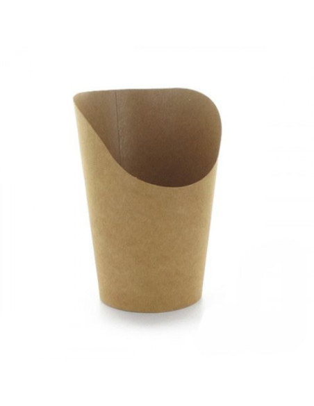 ▷ Envase de papel para Bubble Waflles / Patatas Fritas / Burritos.