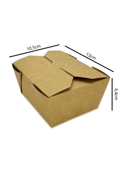 ✅ Caja Americana de Papel Kraft 800 cc - Envío 24 h.