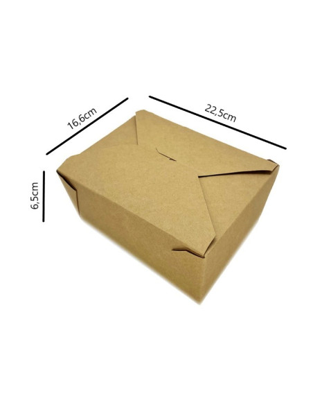 ✅ Caja Americana de Papel Kraft 2.000 cc - Envío 24 h.