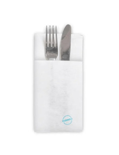 SERVILLETAS CANGURO BLANCAS 40x40 CM (50 Uds.)