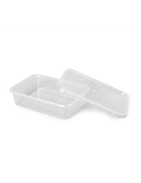 ▷ Envase Rectangular Económico 500 cc PP con Tapa - Envío 24h.